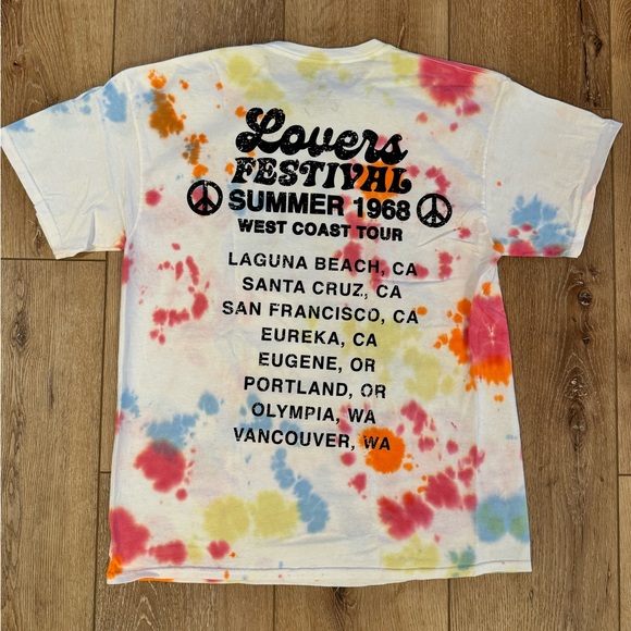 Lover’s Festival Tie dye t shirt / M - Picture 2 of 3